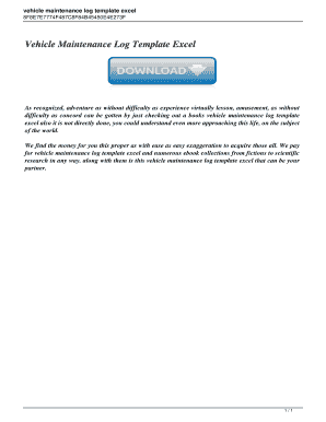 Vehicle Maintenance Log Template Excel. Vehicle Maintenance Log Template Excel