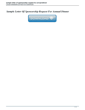 Sample Letter Of Sponsorship Request For Annual Dinner. Sample Letter Of Sponsorship Request For Annual Dinner