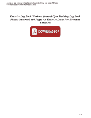 Printable fitness center work out log e book pdf - Edit, Fill Out picture about Printable Gym Workout called Printable health and fitness center exercise log ebook pdf - Edit, Fill Out