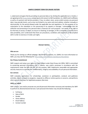 Dpa consent form sm
