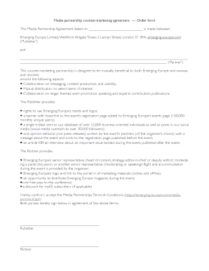 Media partnership agreement