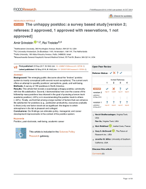 unhappy postdoc: a survey based studyversion 2;