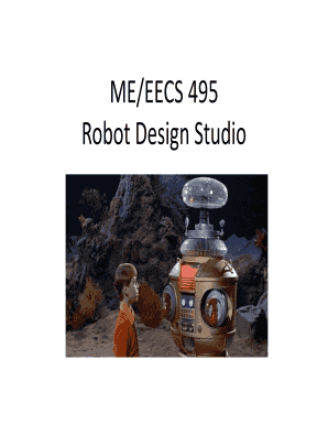 ME/EECS 495 Robot Design Studio
