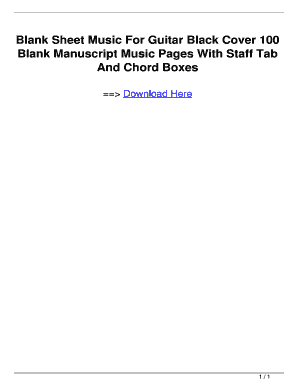 Printable Blank Staff Paper (Plus Tab &amp;amp; Chord Sheets) - ThoughtCo