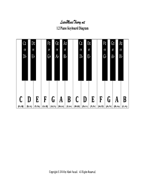 Fillable Online Piano Pentatonic Blues Scales - overview with pictures ...