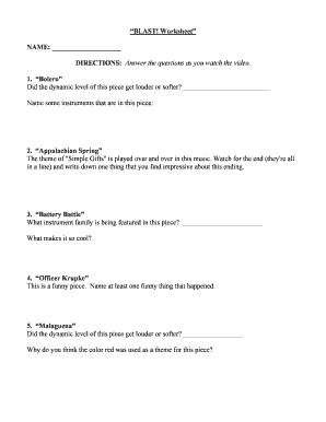 DIRECTIONS: Answer the questions as you watch the video