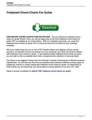 Fretboard Chord Charts For Guitar PDF. Fretboard Chord Charts For Guitar