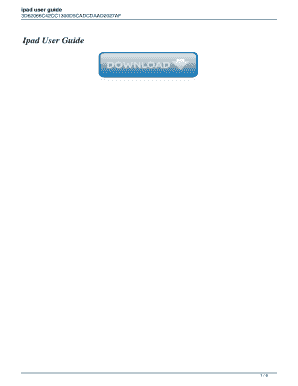 Ipad User Guide. Ipad User Guide