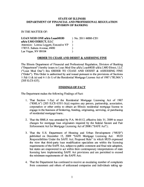 LOAN MOD ONE a/k/a LoanMOD