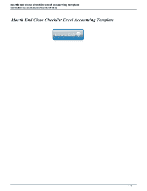 Month End Close Checklist Excel Accounting Template. Month End Close Checklist Excel Accounting Template