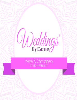 Weddings by Carue Custom Invitations: Custom Glamour for every bride