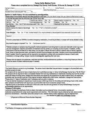 Please return completed form to: Oswego City-County Youth Bureau, 70 Bunner St, Oswego NY 13126