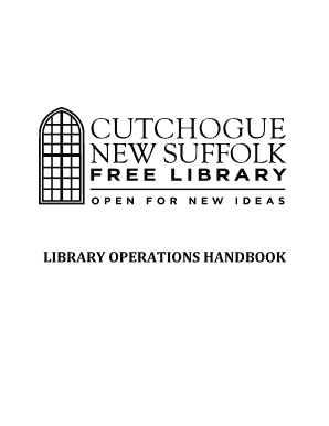 LIBRARY OPERATIONS HANDBOOK