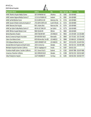 Fillable Online AHMC Alhambra Hospital Medical Center Fax Email Print
