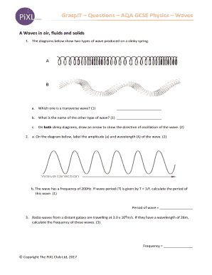 GraspIT QuestionsAQA GCSE PhysicsWaves A Waves in air ...