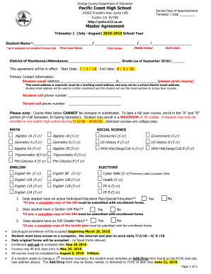 Pacific Coast High School July/August Trimester 2017 How to Enroll ...