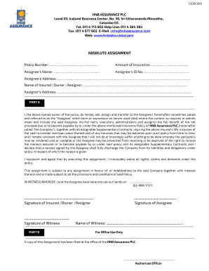 aia singapore absolute assignment form