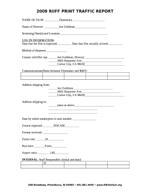 The Print Traffic persons would then need to set up a ...