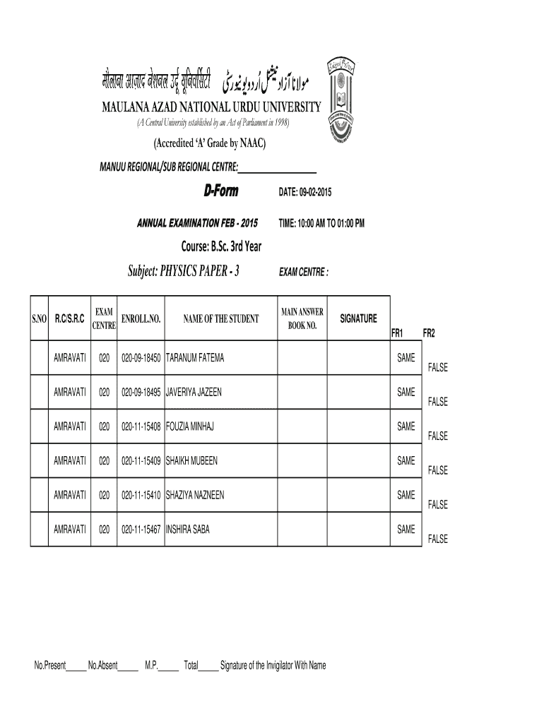 Form preview