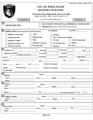 Building Short Form 12/18