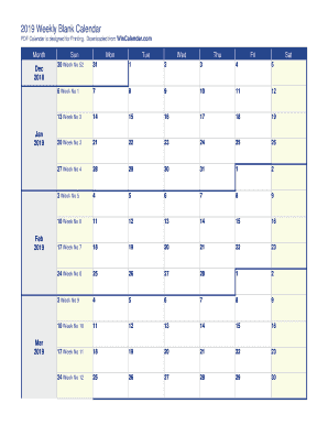 Fillable Online PDF Calendar is designed for Printing Fax Email Print ...