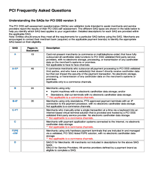 Fillable Online PCI Frequently Asked Questions Fax Email Print - pdfFiller