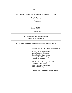 Fillable Online the Ohio Supreme Court Fax Email Print - pdfFiller