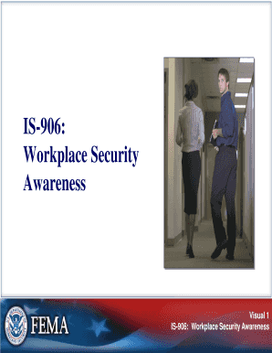 IS906 Workplace Security Awareness