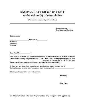 This is to inform you that letter sample