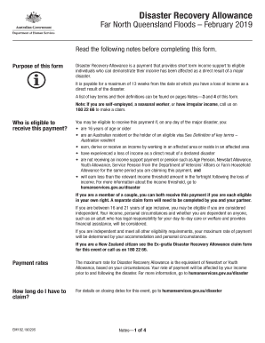 Disaster Recovery Allowance