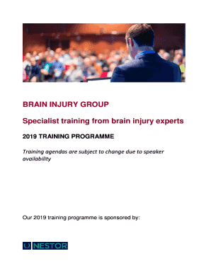 Fillable Online Download Brain Injury Group brain injury training