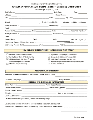 Fillable Online Rolling River Rampage - First Presbyterian Church of Libertyville Fax Email ...