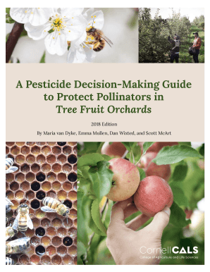 A Pesticide Decision-Making Guide to Protect Pollinators in