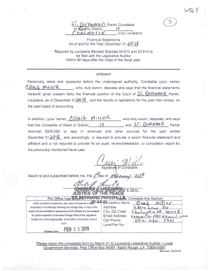 St. Bernard Parish Constable Ward H