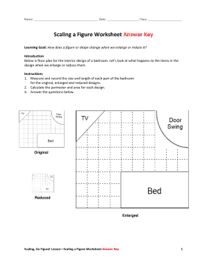 scaling a figure worksheet