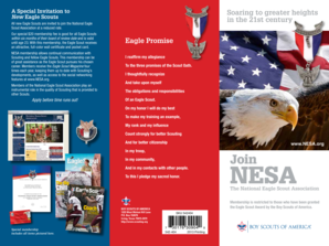 National Eagle Scout Association Membership Application