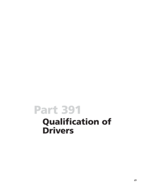 Part 391 Driver Qualification Form