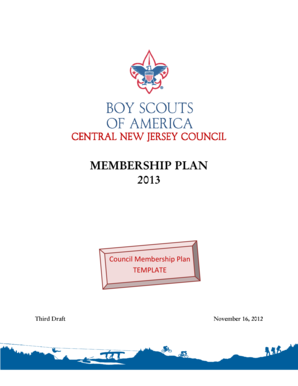 Central New Jersey Council Membership Plan - Boy Scouts of America - bsaseabase