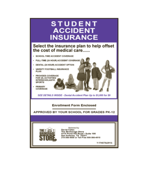 Student Accident Insurance Enrollment Form