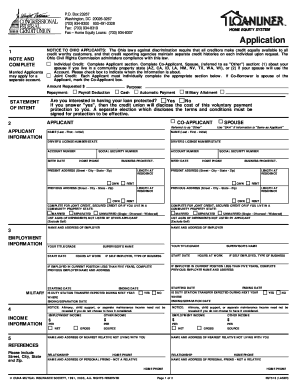 Home Equity Loan Application Form