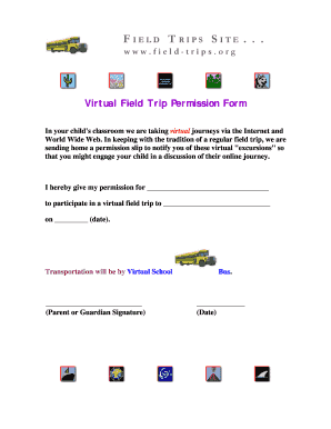 Virtual Field Trip Permission Form