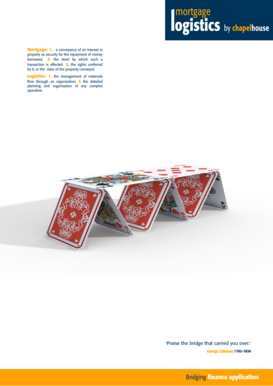 Bridging Finance Application