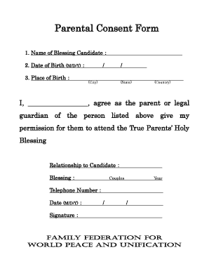 Parental Consent Form