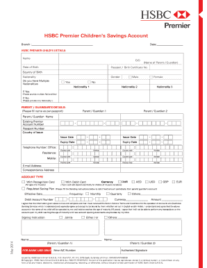 HSBC Bank Oman Nationality Form