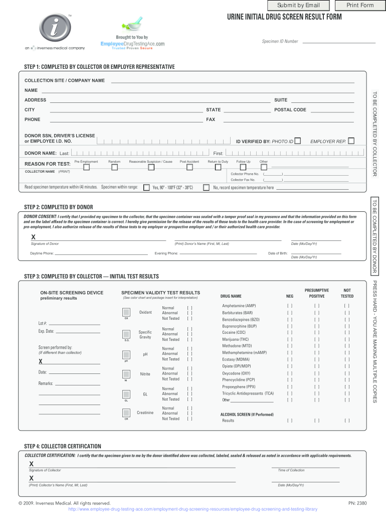 Drug Test Form Pdf Fill Online, Printable, Fillable, Blank pdfFiller