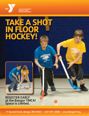 Download our Floor Hockey Brochure & Registration Form - Bangor Y - bangory