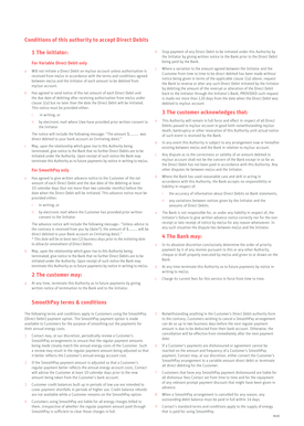 Direct Debit Authority Form