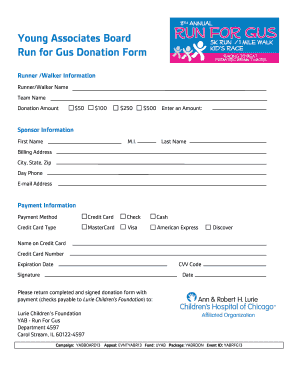 Fillable Online foundation luriechildrens Print a Donation Form Fax ...