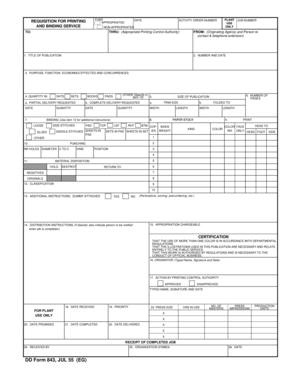 Requisition for Printing Fund