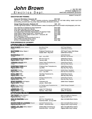 Resume printable form - Telus - www3 telus